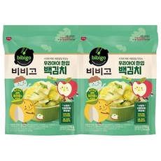 비비고 CJ 우리아이 한입 백김치 270g, 2개