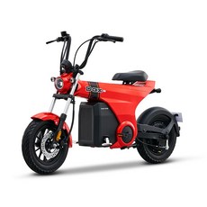 Honda 클래식 전기 전동 스쿠터 바이크 미니 이륜차, 24AH, 레드, 48V