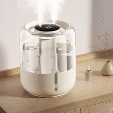 여해 사일런트 에어 가습기 사무실 책상 가정용 침실 4.5L 대용량, K15 흰색