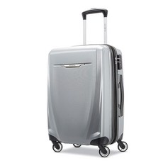 Samsonite 윈필드 3 DLX 하드사이드 익스팬데이블 스피너 캐리어 실버 캐리 온 20인치 117176 - 샘소나이트20인치캐리어