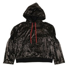 Marcelo Burlon Black Sequin Pullover 후드티 244287