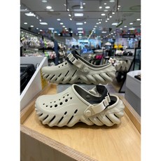 크록스 에코 클로그 207937-2YJ (본/블랙)