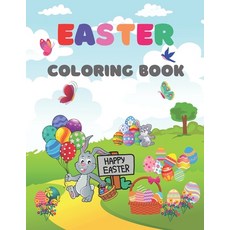 Easter Coloring Book: A Fun Activity Big Easter Egg Coloring Book for Toddlers & Preschool Large Pr... Paperback, Independently Published, English, 9798727208663