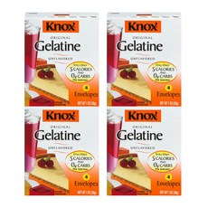 녹스 젤라틴 Knox Gelatine 28g 4팩, 1개