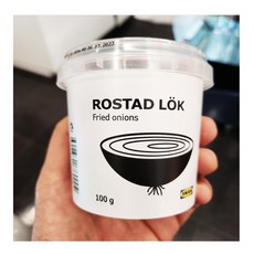 IKEA 이케아 양파후레이크 양파튀김 로스타드 뢰크 100g, 1개