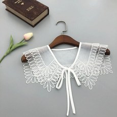 넥케이프페이크카라자수레이스더블레이어