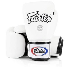 Fairtex BGV1 무에타이 복싱 트레이닝 스파링 장갑(레드 226.8g(8온스)), White/Black/Red