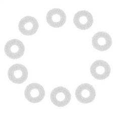 트럼펫 펠트 와셔 부품 블랙 황동 악기, 1.White, 1개