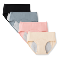 바디스윗 면스판 샘방지 안심 주니어 위생팬티 4종 디스윗 면스판 샘방지 안심 주니어 위생팬티 4종