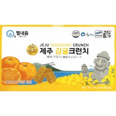 제주 크런치(다크 감귤 백년초 녹차 한라봉)맛 구성, 5박스, 36g