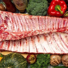 프리미엄 돈왕 깔끔 손질 돼지 등갈비 양념 구이 포크 립 캠핑용 소분 포장 2.2kg, 1개, 2.2kg(프리미엄 돈왕 등갈비)