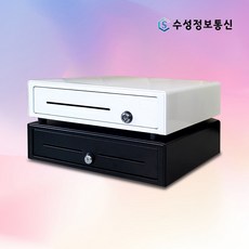 카드단말기 포스연동 돈통 2종 블랙화이트 금고 카운터금고, 405A(대형), 블랙