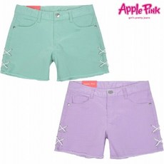 애플핑크반바지