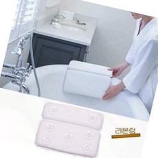 방수 목욕 베개 욕조 목받침 편안한 샤워 쿠션 헤드 레스트 패드, 상세페이지 참조, 1개