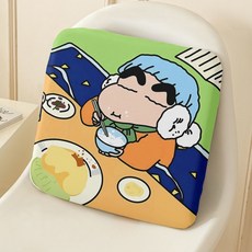 짱구는 못말려 짱구 소프트 쿠션 사무실 의자 엉덩이 방석 시트 차량용 인테리어 장식 굿즈
