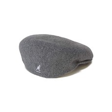 KANGOL (캔 골) 캔 골 (KANGOL) 504 울 헌팅 베레모 큰 모자 kangol wool hunting (M (56cm ~ 57cm) % 쉼표 03 GREY)