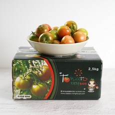 산지에서바로 아삭한 대저토마토 짭짤이 정품인증, 2.5kg (S 로얄과), 1개