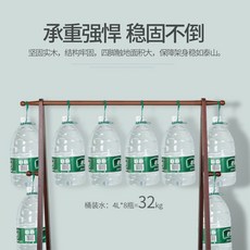 이동식원목행거 스탠드형 옷걸이 침실 원목 거실, 선택하세요-T02-커피색