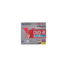 소니- DVD-R 디스크 녹화용 CPRM지원 8배속 120분 10매 팩 화이트프린터블 10DMR12HCPG