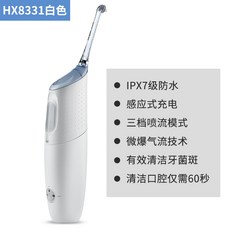 연말 판촉 HX8331 전기 이빨 청소기 휴대용 지능 청소 유물 가정용 구강 물 치실, 하얀