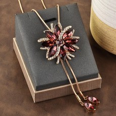 Long Necklace Female Flower Tassel Pull Sweater Chain Can Be Used As Corsage