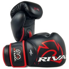 라이벌 글러브 복싱 권투 Rival Boxing RS4 2.0 Aero Hook and Loop Sparring Gloves, Black, 18 oz.