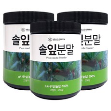 헬로우 그린 국산 솔잎 분말 가루 200g