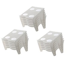 수납 신발장 접이식 신발받침대 이중 일체형 조절식 F734X882, 연그레이 양발 받침대 6개, 6개