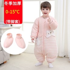 ForU 가을 겨울 순수 코튼 베이비 슬리핑 백 어린이 킥 이불 아기 분할 침낭 이불 봄과 가을 겨울 두꺼운 따뜻한 분리형 슬리브 빠른배송