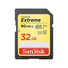 샌디스크 SD익스트림 SDHC 90MB/s SD메모리카드, 32GB