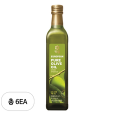 백설 CJ 백설 유러피안 퓨어 올리브유, 500ml, 6개