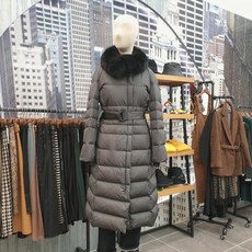 [엔터식스]르니앤맥코이 폭스 퍼 슬림 롱패딩MG12PD301