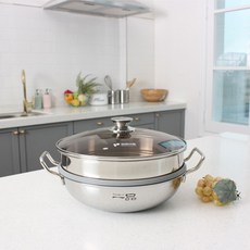 미니찜통 업소용전기만두찜기 대게찜통 압력솥 통삼중, 예스리빙 본상품선택