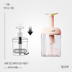 가정용 휘핑기 1개 세안 자동 블랙 최신형 23년, A_핑크 회전하는 폼이 더 빠르고 밀도가 높아