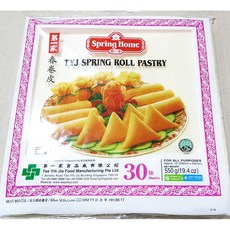 랜시푸드 춘권피(10인치 18g&plusmn;1g x30개 550g) X30, 30개, 1g