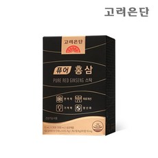 고려은단 퓨어 홍삼 스틱 30포 X 1개 (1개월분), 300ml