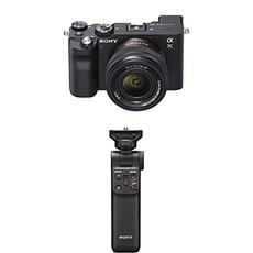 소니 카메라 SONY sony ilce-7cl b 풀 사이즈 미러리스 slr alpha 7c 렌즈 키트 블랙 with 무선 리모컨 기능 촬영 그립