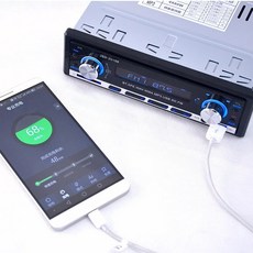카오디오 2019 자동차 스테레오 FM 라디오 MP3 오디오 플레이어 블루투스 전화 지원 USB/SD MMC 포트 전, 한개옵션0