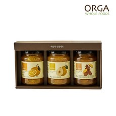 올가홀푸드 액상 차 선물세트 3종, 유자차 550g + 생강차 550g + 모과차 550g, 1세트