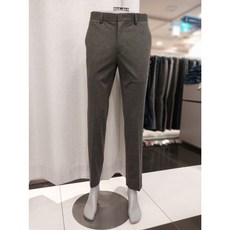 SAP BG 사방 스판과 허리 밴드로 편한 탄성 기본 신사 정장 바지 (그레이)