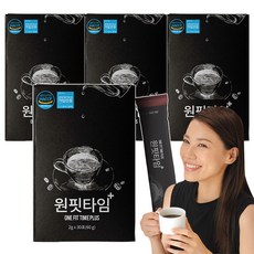 원핏타임 다이어트 커피 포스콜린 바나바잎 돌외잎 효소 즉각솔루션, 2g, 4개