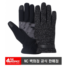 [NC백화점고잔점] 레드페이스 가격특가!! 여성 겨울 기모 두툼한 겨울 장갑 웜드라이소재 따듯하고 편한 레저 운동 산행 전자 기기 터치식 웜클래식 우먼 글러브, 블랙