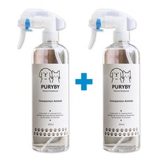 1+1 광물미네랄 퓨리바이 99%암모니아 오줌소변배변 냄새제거 강아지고양이탈취제