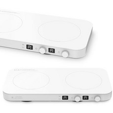 스위스밀리터리 슬림&와이드 2구 인덕션(LCD) SMA-DB2800 단품