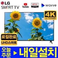 LG 43인치 UHD 스마트 LED TV 2020년 로컬완료, 출고지방문, 43UK6090