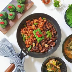 라고 궁중팬 무쇠판 불판 구이용 인덕션용 고기 코팅팬 실리트 생선 wmf 직화 돌판, 24cm 후라이팬