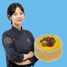 견우재 강아지 케이크 수제 생일 간식, 1개, 240g, 덕브레드 케이크