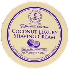 Taylor of Old Bond Street Taylor of Old Bond Street 150g 코코넛 쉐이빙 크림 볼-54771, 단일옵션, 03.03. 코코넛