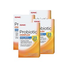 GNC [4개 SET] 유산균 프로바이오틱 컴플렉스 250억마리 30정, 4개