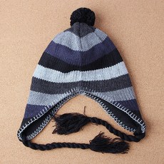 줄무늬방울모자